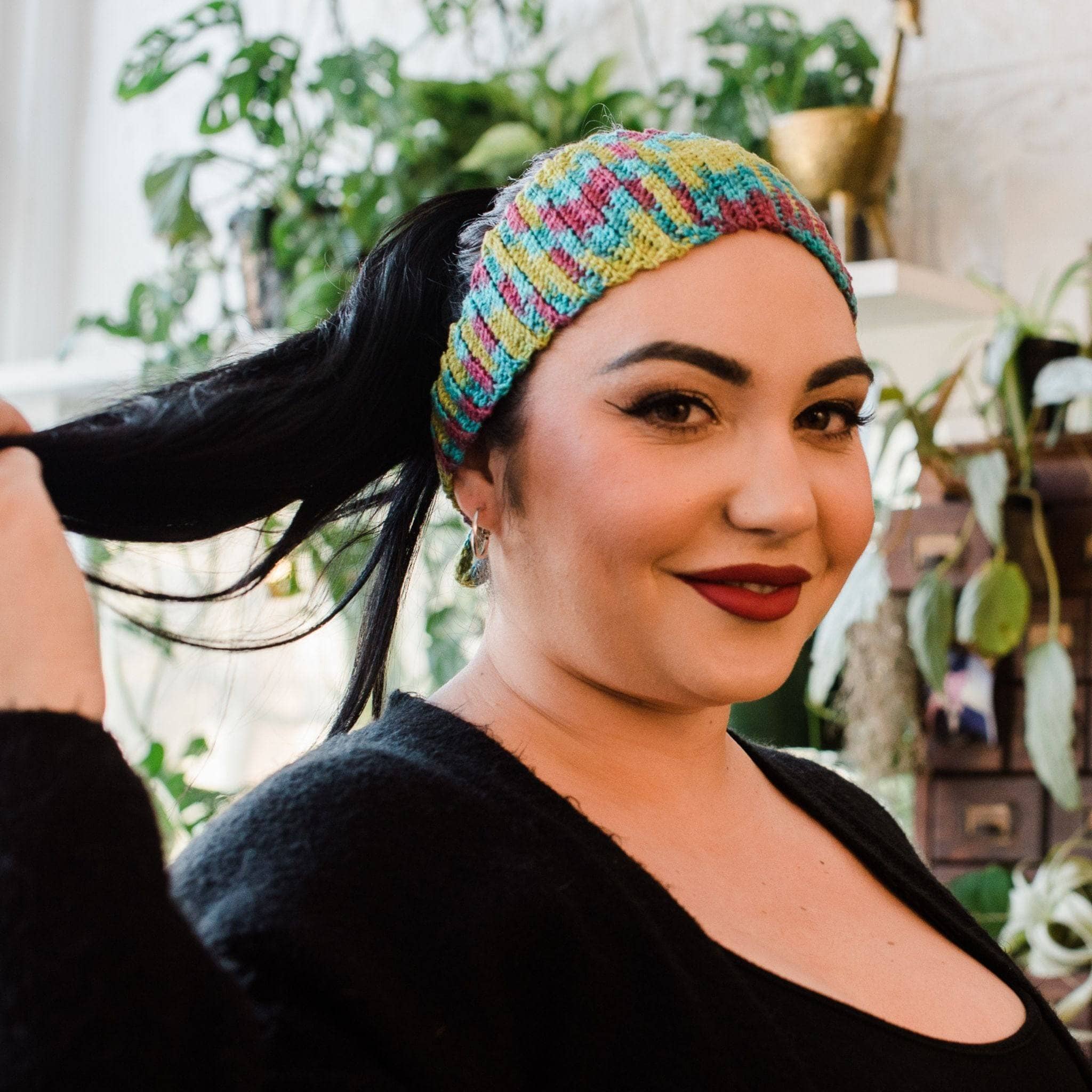 Plume Headband Knit &amp; Crochet Kit