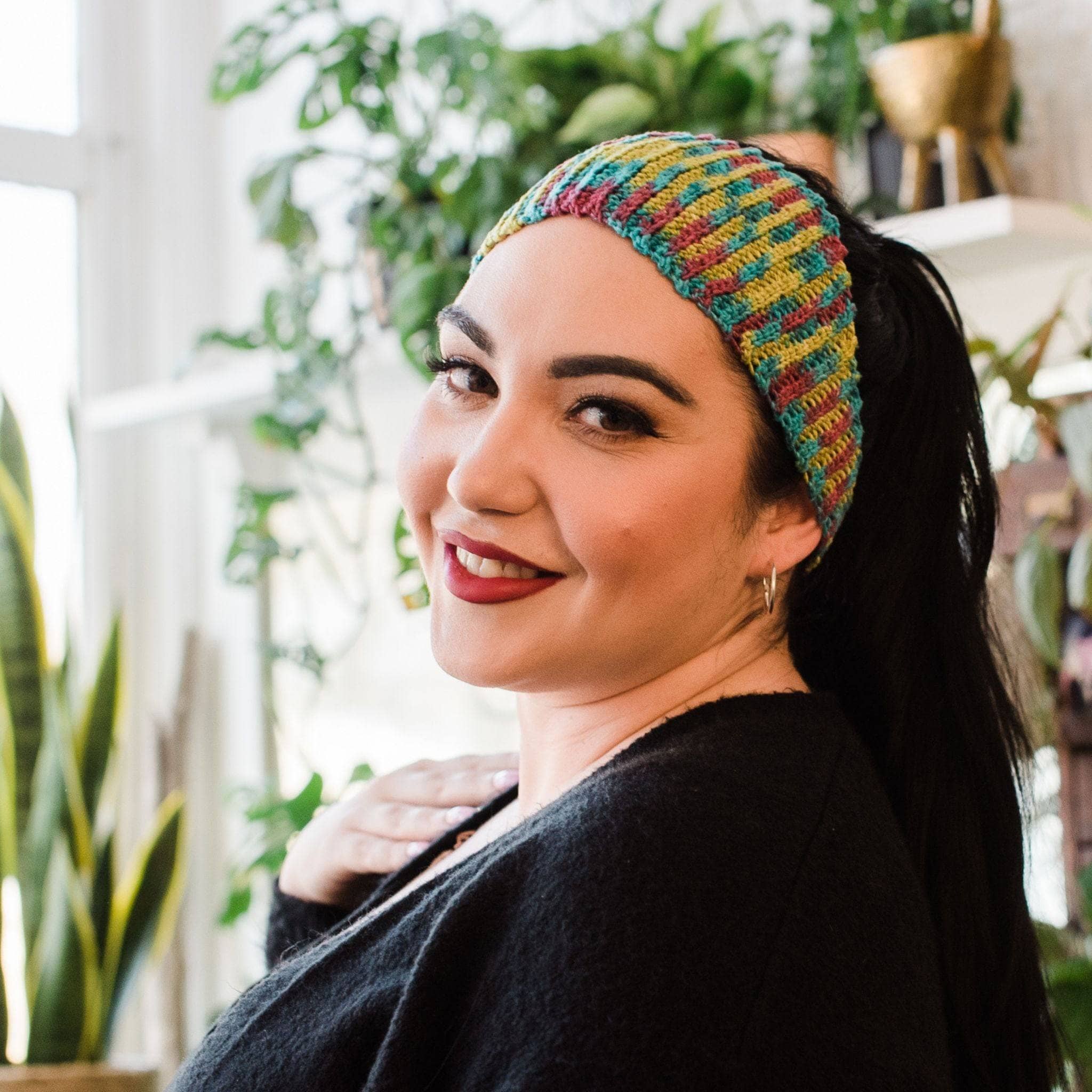 Plume Headband Knit &amp; Crochet Pattern