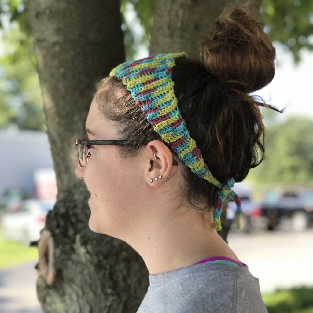 Plume Headband Knit &amp; Crochet Pattern