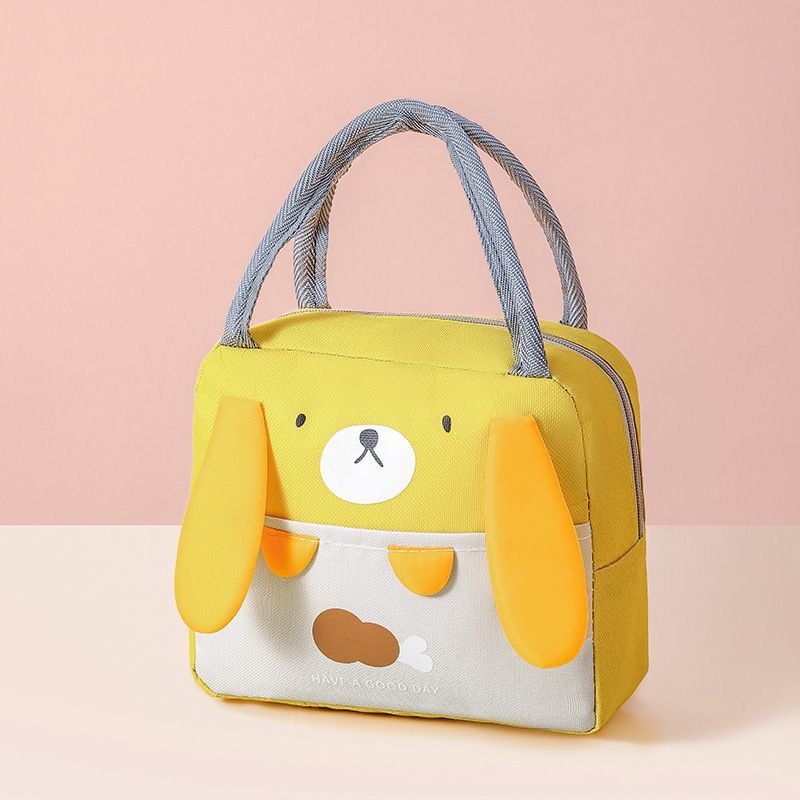 Portable Insulated Thermal Picnic Food Lunch Bag Box Cartoon Tote Food Fresh Cooler Bags Pouch