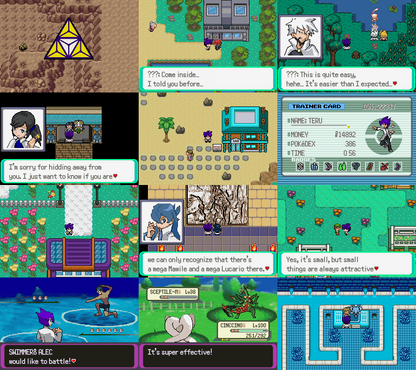 Pokemon Mega Power GBA ROM Hack Video Game Gameboy Advance Custom