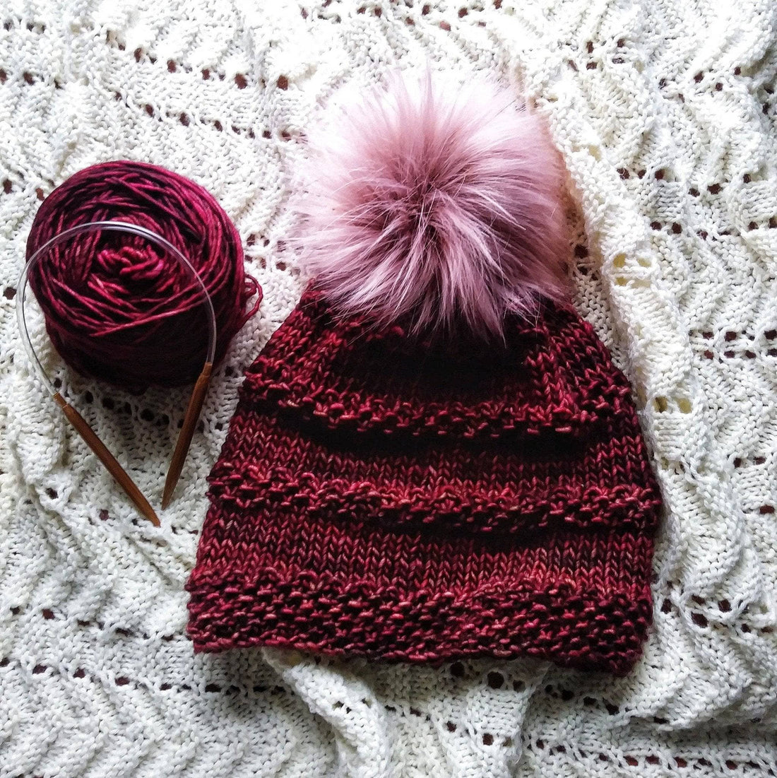 Seed Ridge Beanie Knitting Kit