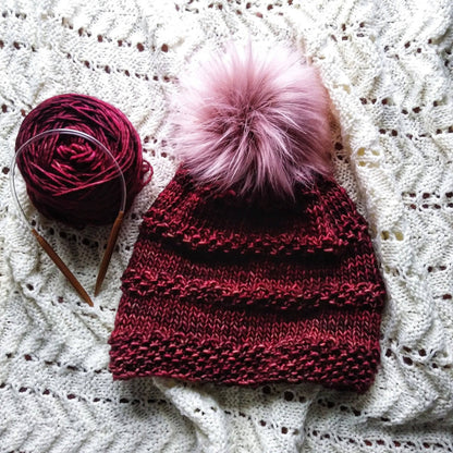 Seed Ridge Beanie Knitting Kit
