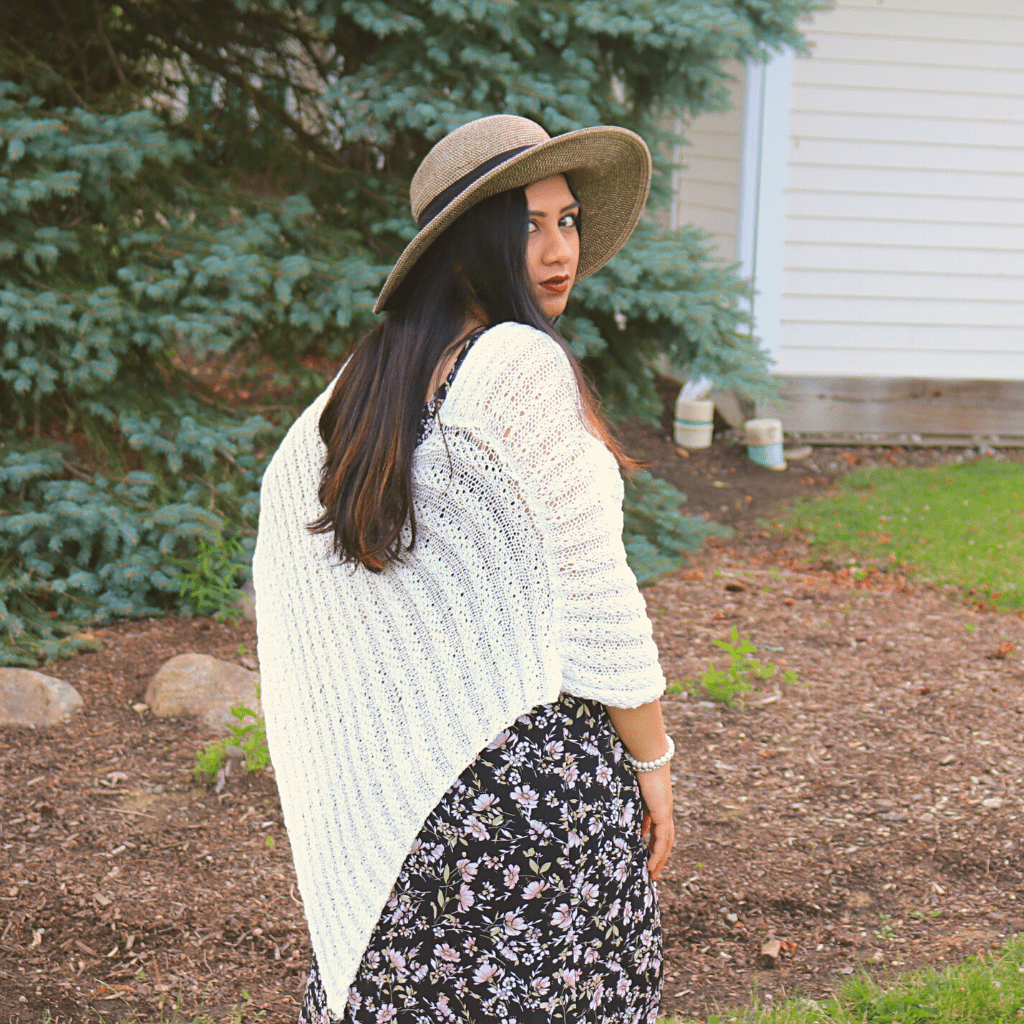 Serene Simplicity Poncho Knitting Pattern