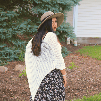 Serene Simplicity Poncho Knitting Pattern