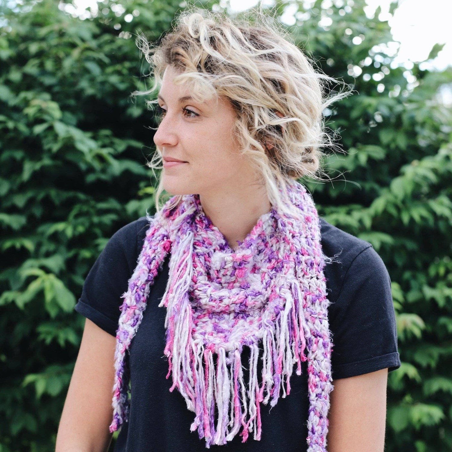 Simple + Quick Banana Scarf Crochet Kit