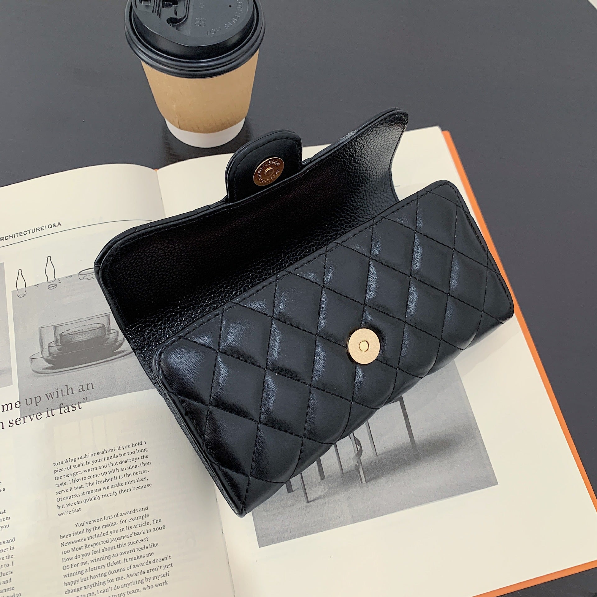 Small Fragrance Folding Wallet Women&