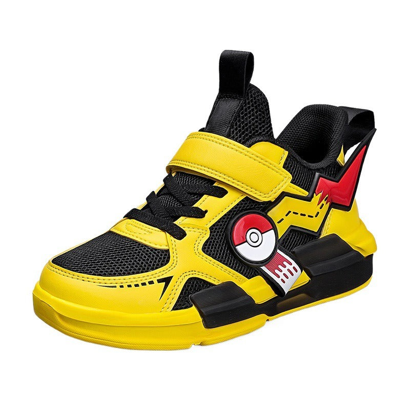 Sports shoes soft soled Pikachu boys&