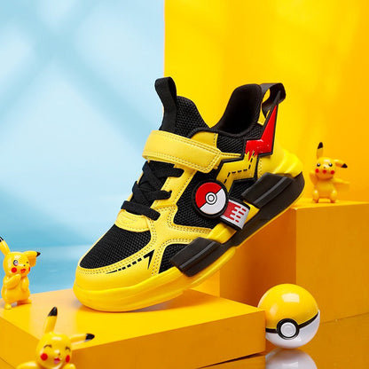 Sports shoes soft soled Pikachu boys&