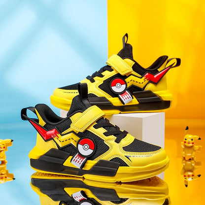 Sports shoes soft soled Pikachu boys&