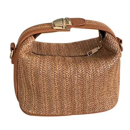 Straw woven small bag casual women&