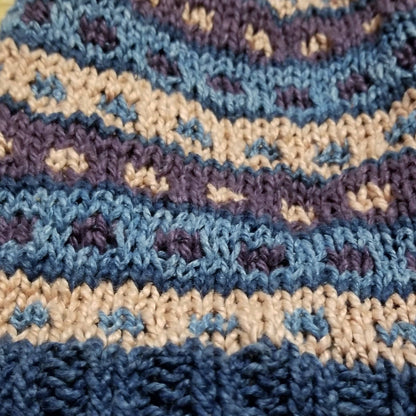 Stripe-A-Dots Hat and Gloves Knitting Kit