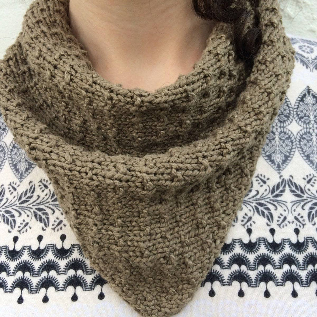 The Poppyseed Scarf Knit &amp; Crochet Kit