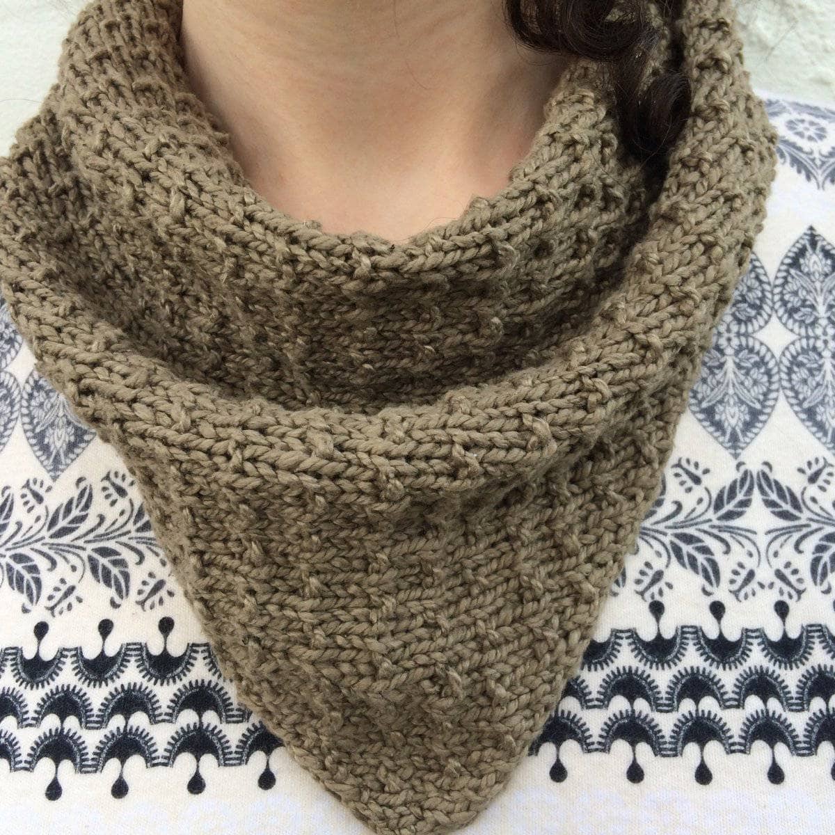The Poppyseed Scarf Knit &amp; Crochet Kit
