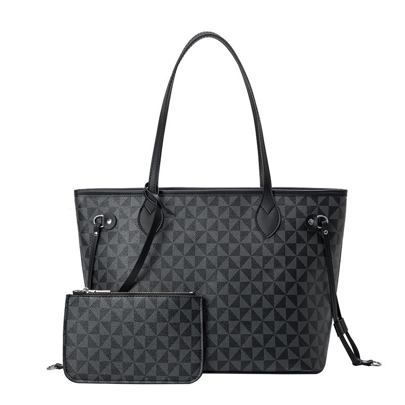 Tote Bag Windmill Pattern Handheld Shoulder Bag Large Capacity Two Piece Set Mother&