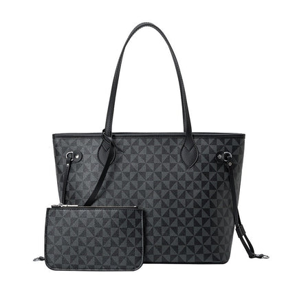 Tote Bag Windmill Pattern Handheld Shoulder Bag Large Capacity Two Piece Set Mother&