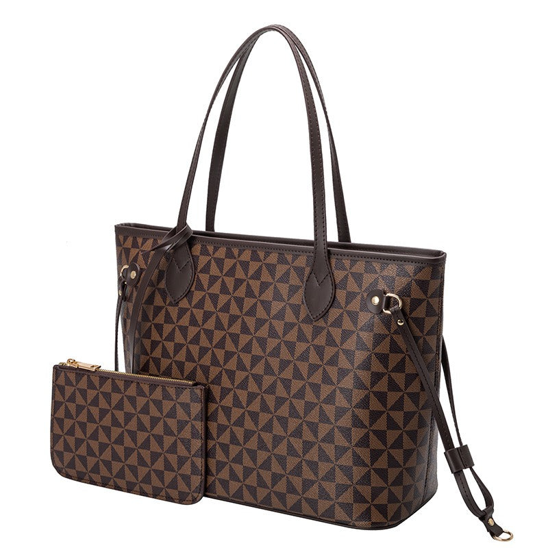 Tote Bag Windmill Pattern Handheld Shoulder Bag Large Capacity Two Piece Set Mother&