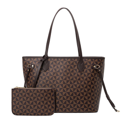 Tote Bag Windmill Pattern Handheld Shoulder Bag Large Capacity Two Piece Set Mother&