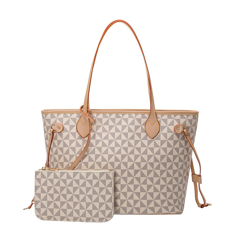 Tote Bag Windmill Pattern Handheld Shoulder Bag Large Capacity Two Piece Set Mother&