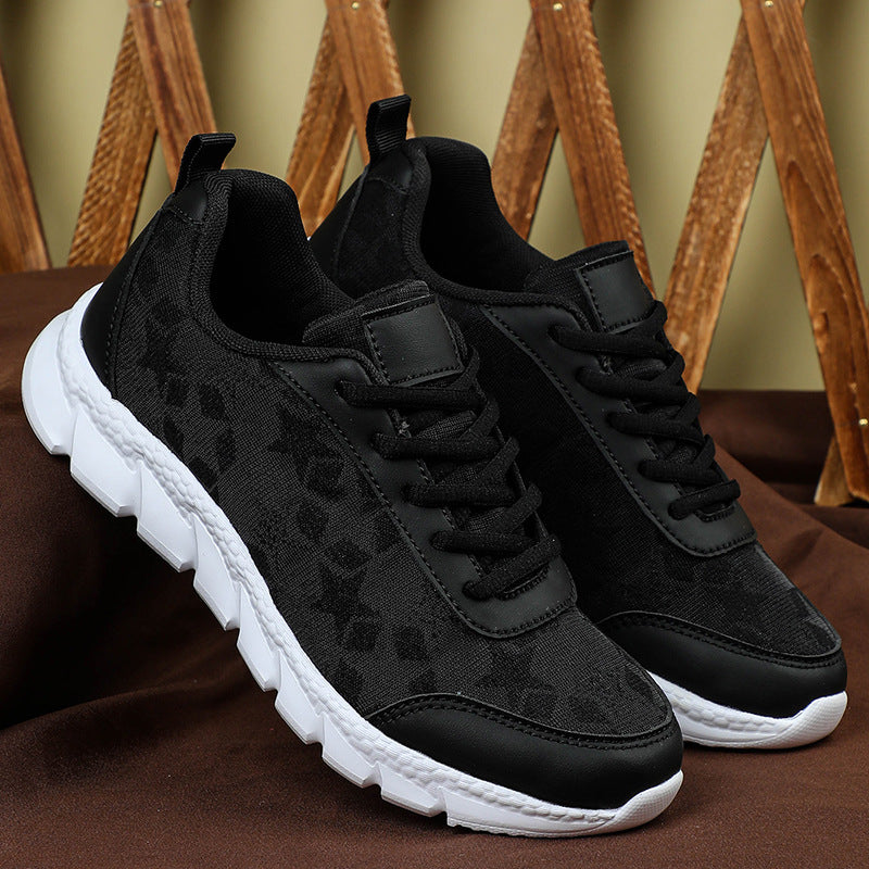 White shoes breathable lightweight casual sports women&