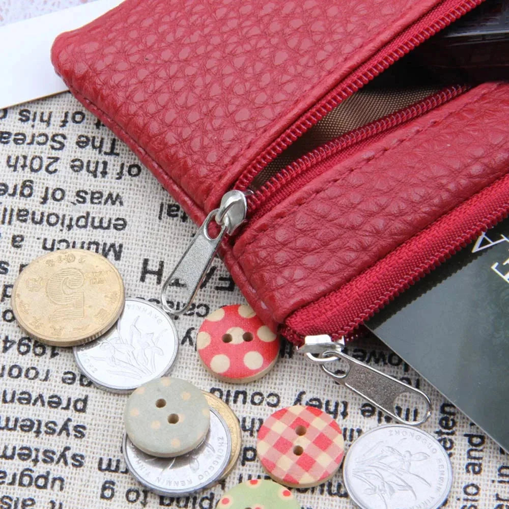 Women Small Wallet Change Purses Mini Zipper Money Bags Children&
